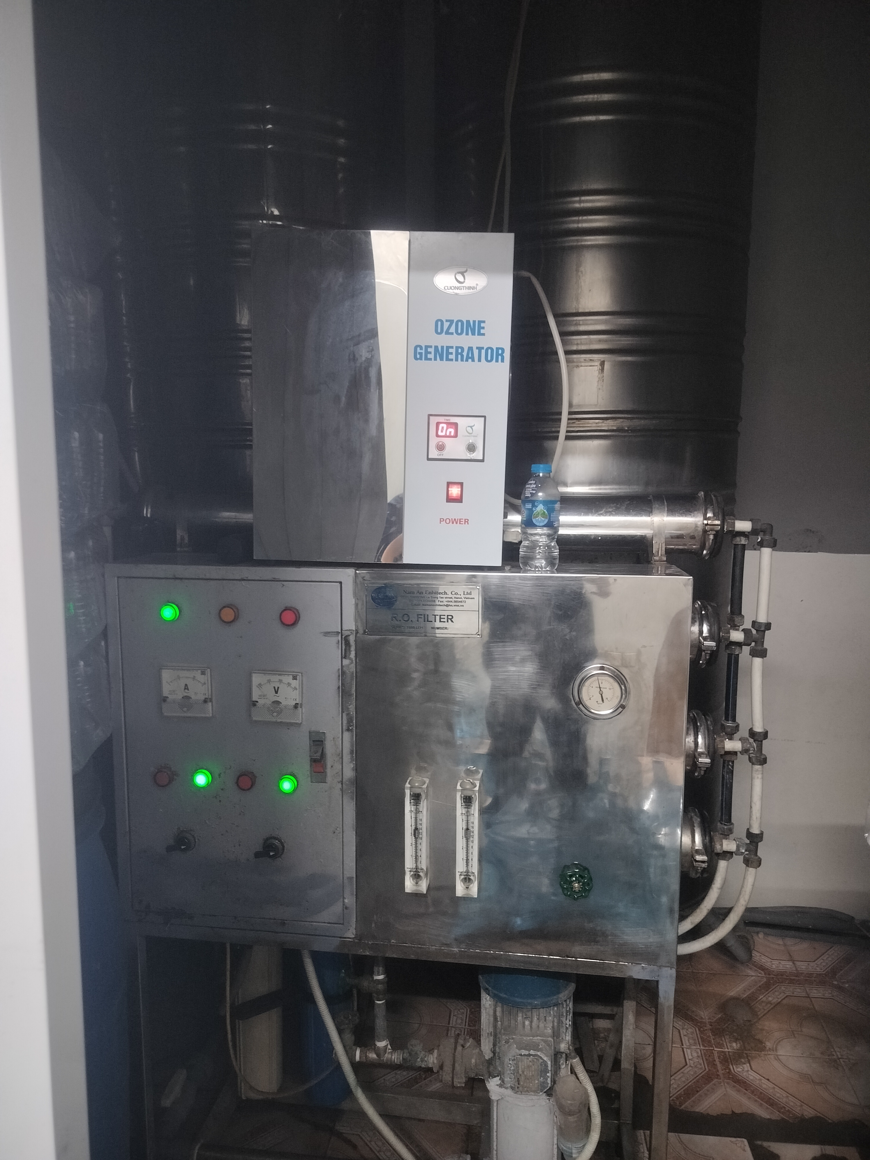 Sang nhượng cơ sở sản xuất nước uống tinh khiết.